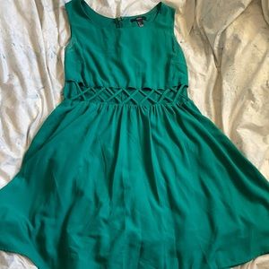 F21 green dress
